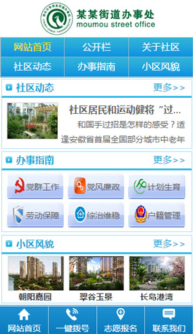 广州电脑网站模板
