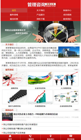 广州电脑网站模板