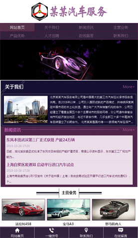 广州电脑网站模板